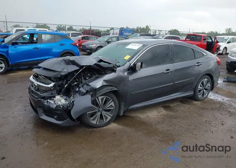 2017 Honda Civic Ex-L from USA, damaged, VIN 19XFC1F73HE002811